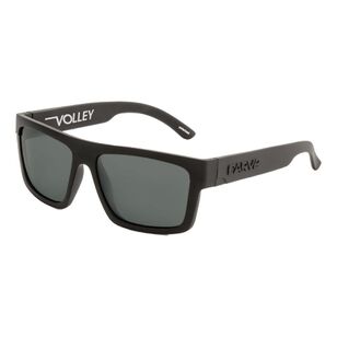 Carve Volley Sunglasses Matt Black / Grey Hydro Polarized