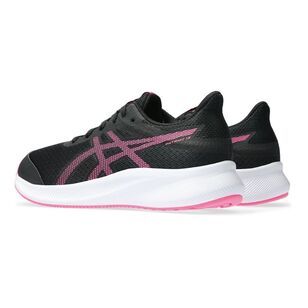 ASICS Kid's Patriot 13 Grade School Runners Black/Hot Pink 4