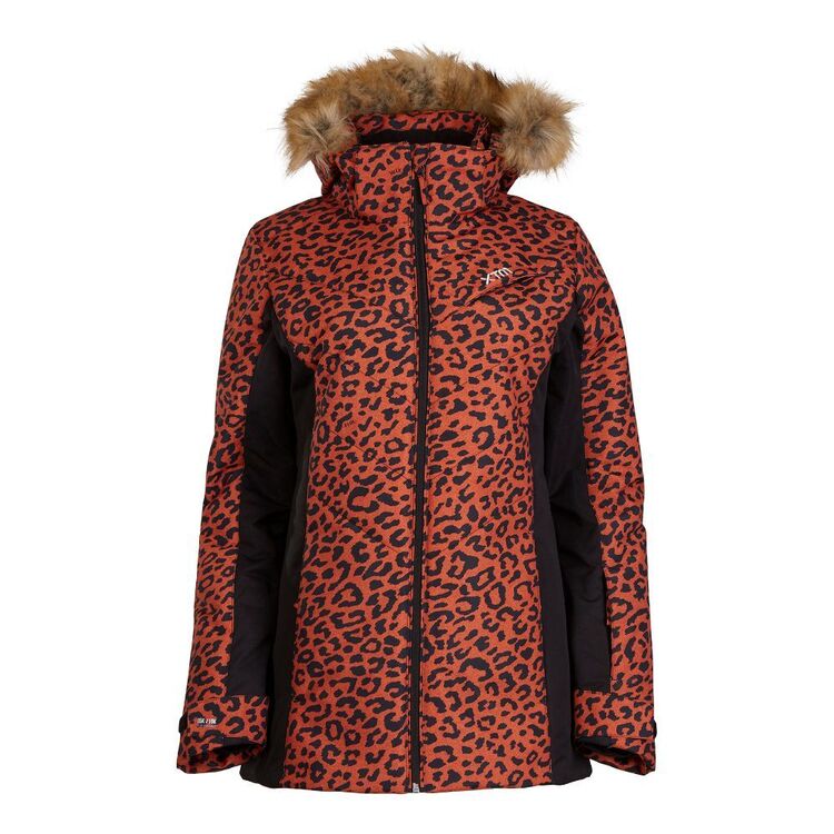 XTM Women's Pia II Jacket Plus Size Clay Leopard