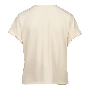 Cape Women's Gia Short Sleeve Tee Ivory Wild