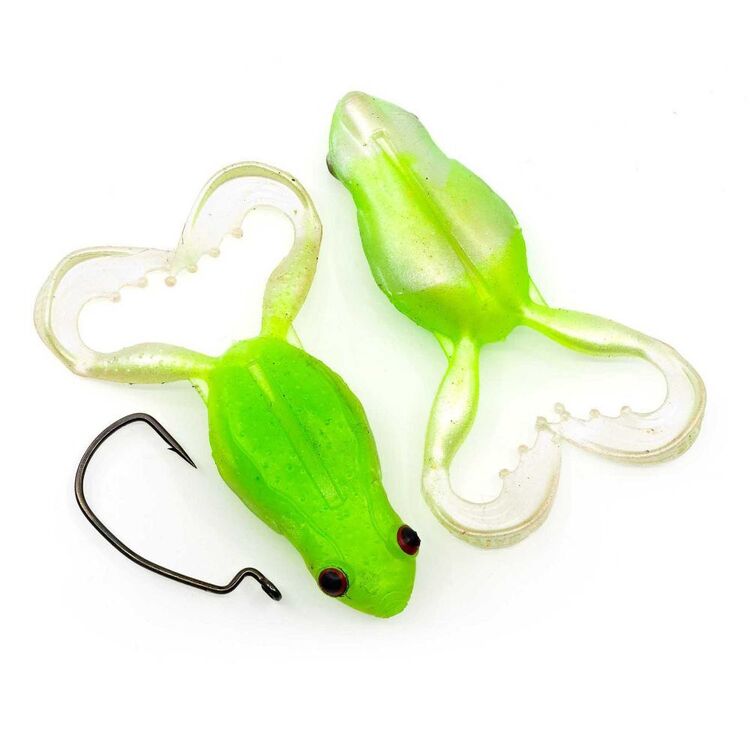 Chasebaits Flexi Frog Soft Plastic Lure 40mm Green Tree Frog