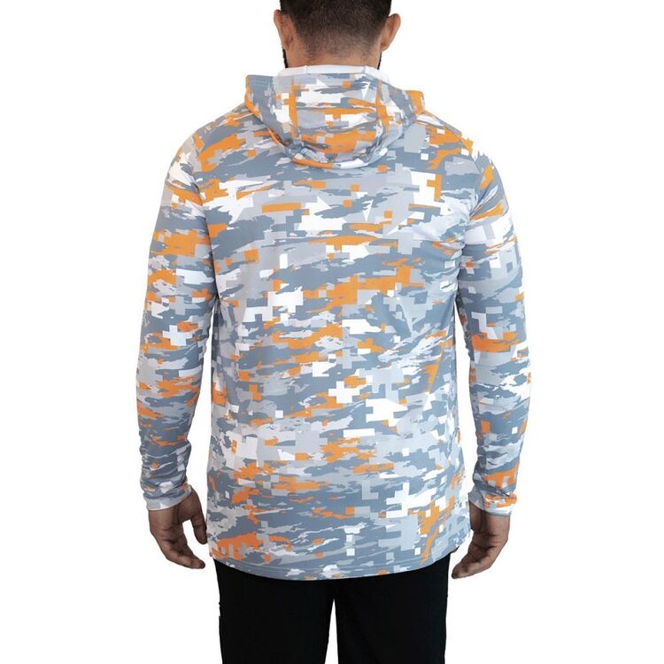 Gillz Contender Hooded Fishing Shirt Sun Sun Orange Tek