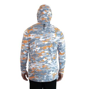 Gillz Contender Hooded Fishing Shirt Sun Sun Orange Tek