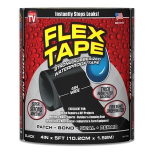 Flex Tape 10cm x 1.5m Roll Black