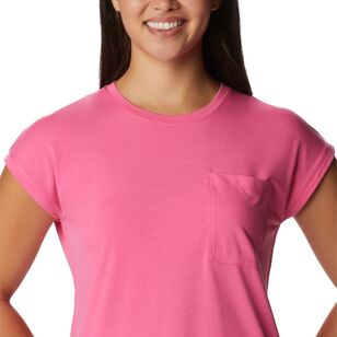 Columbia Women's Boundless Trek Tee Wild Geranium