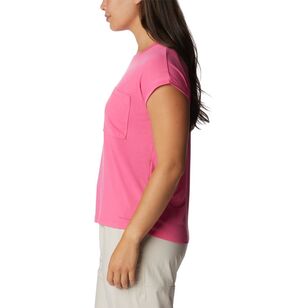 Columbia Women's Boundless Trek Tee Wild Geranium