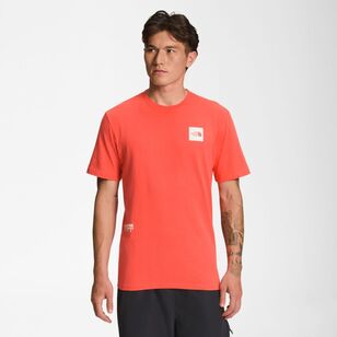 The North Face Men's Brand Proud Short Sleeve Tee Retro Orange