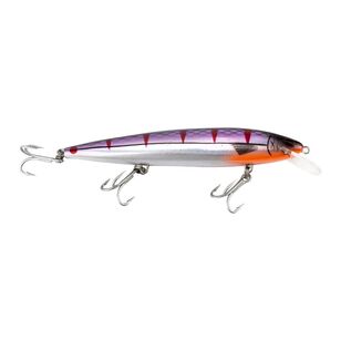 Raptor Patriot 6" 3+ Shallow Suspending Lure Purple Chrome 6 in