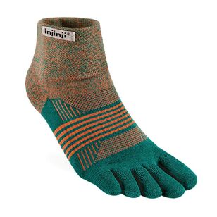 Injinji Women's Trail Mid Mini Crew Socks Tidepool