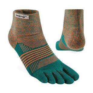 Injinji Women's Trail Mid Mini Crew Socks Tidepool