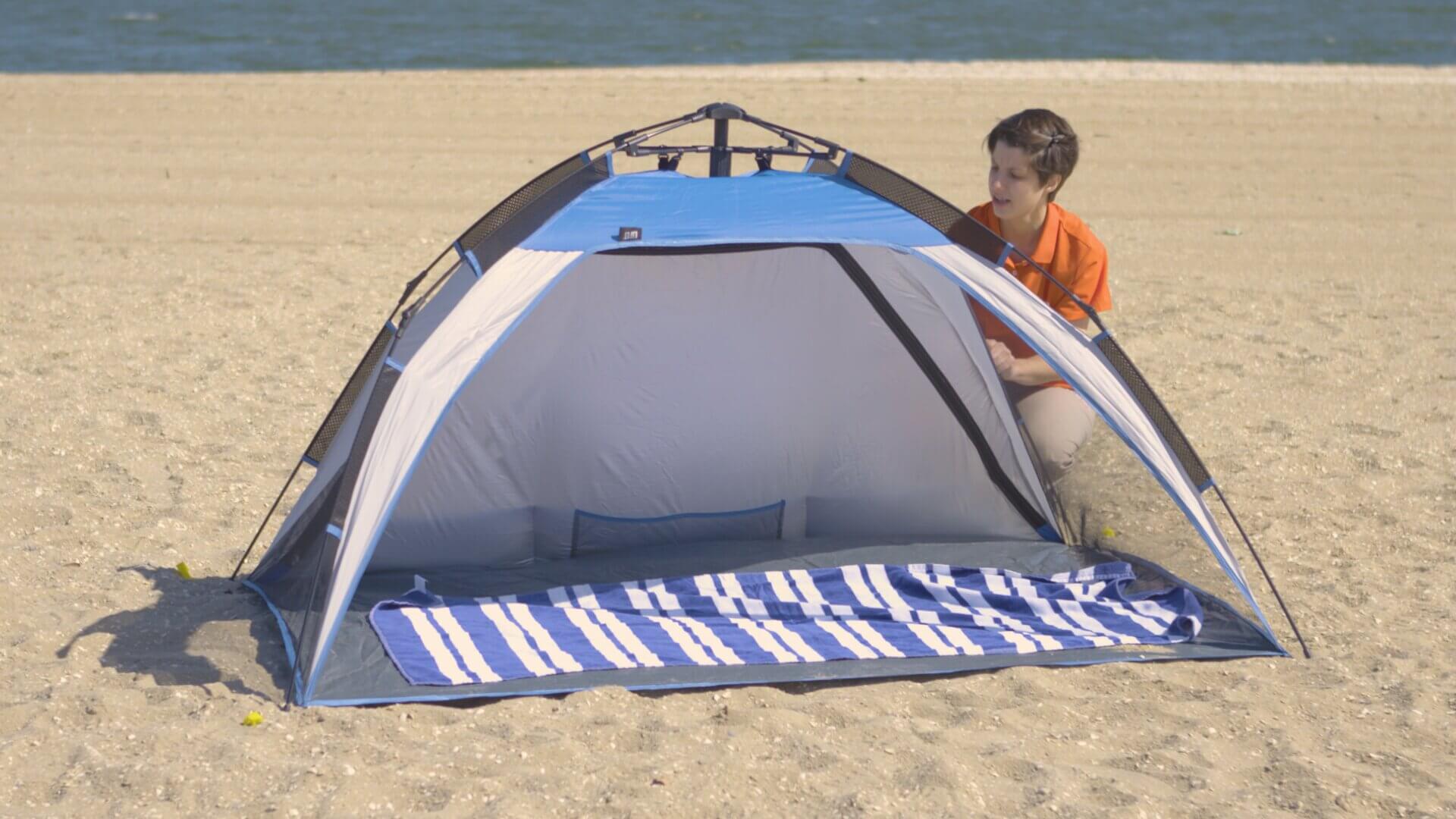 Beach Shelter Setup