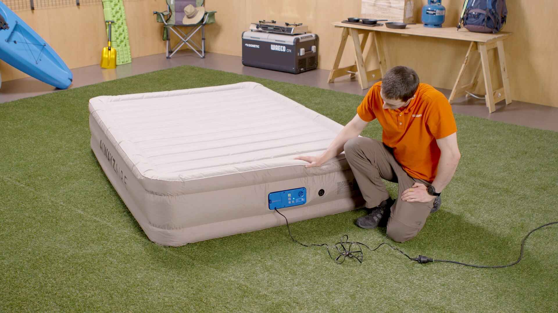 Bestway Alwayzair Fortech Double High Air Mattress With Pump