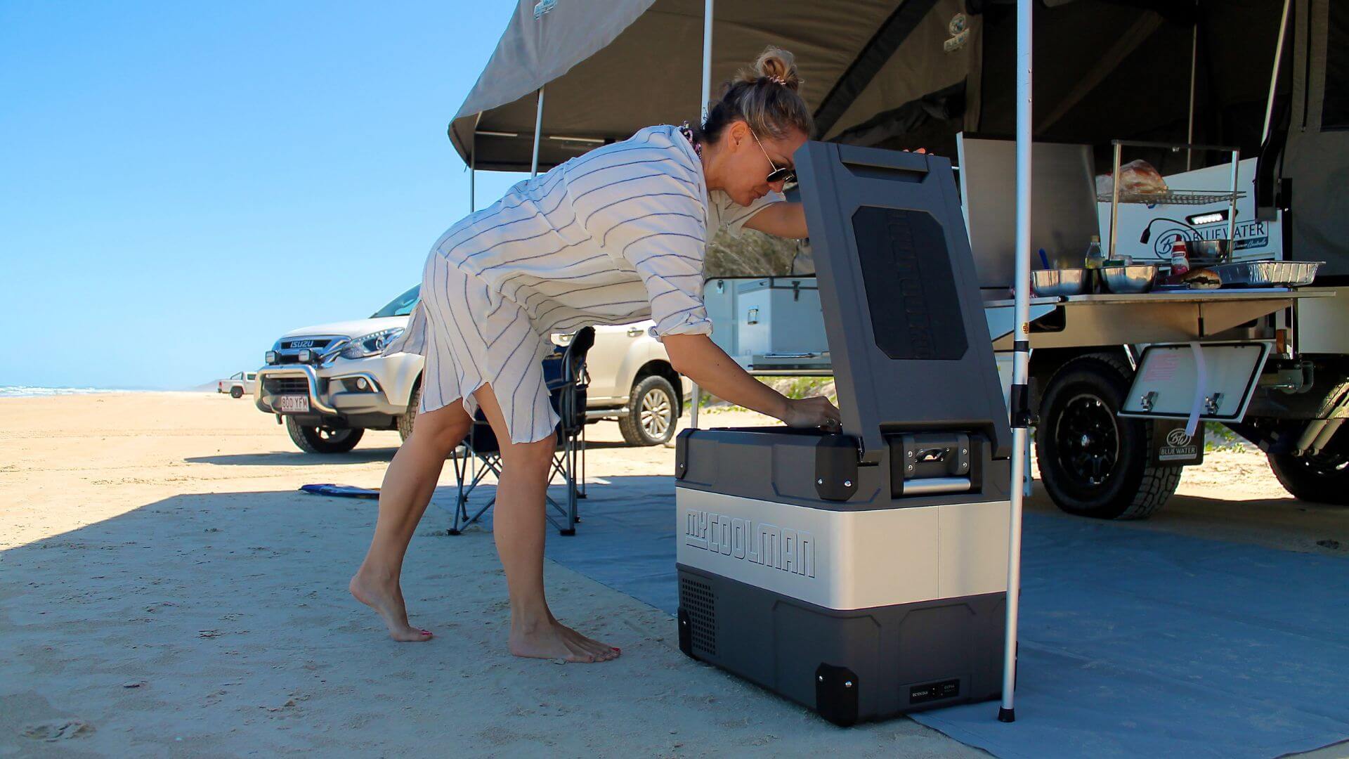 Camping With A myCOOLMAN Portable Fridge/Freezer