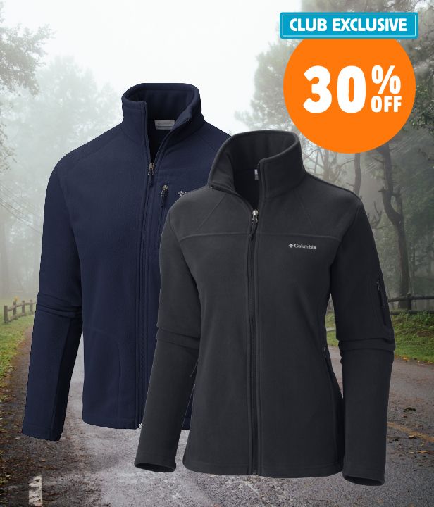 CLUB EXCLUSIVE 30% Off Adults Clothing by Helly Hansen & Columbia