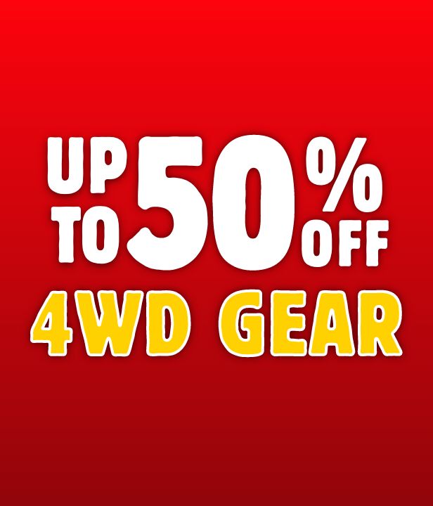 Up To 50% Off 4WD Gear