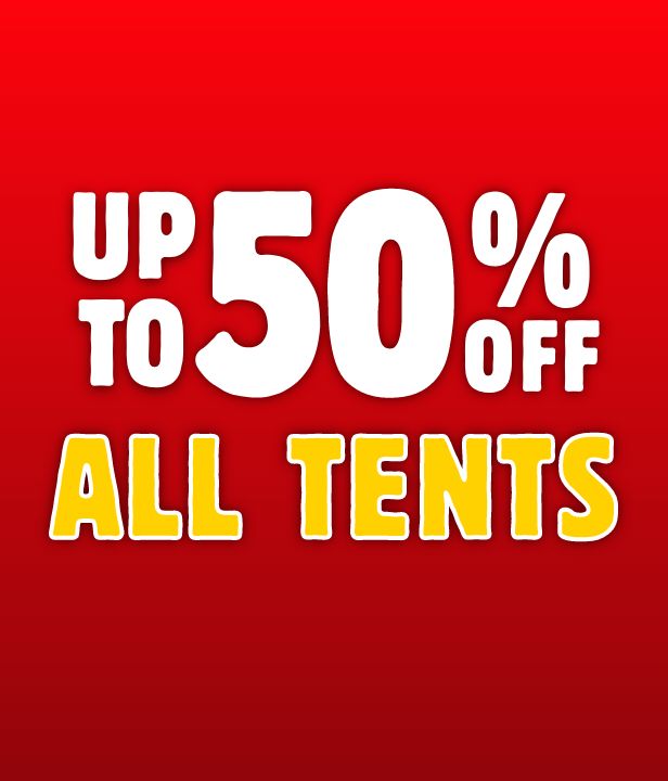 Up To 50% Off All Tents