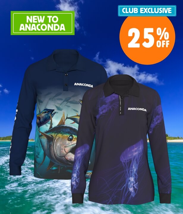 Anaconda Fishing Species Shirt Range