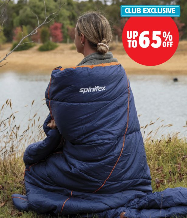 CLUB EXCLUSIVE Up to 65% Off All Sleeping Bags by Spinifex & Mountain Designs