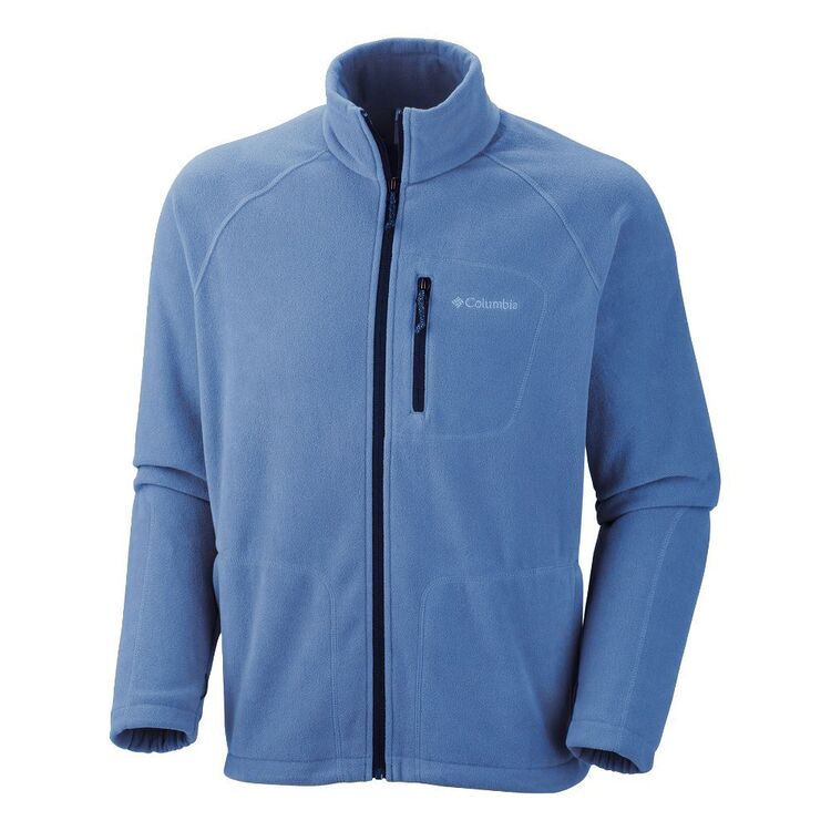 Columbia Men's Fast Trek II Full Zip Fleece Jacket Plus Size Blue & Stone