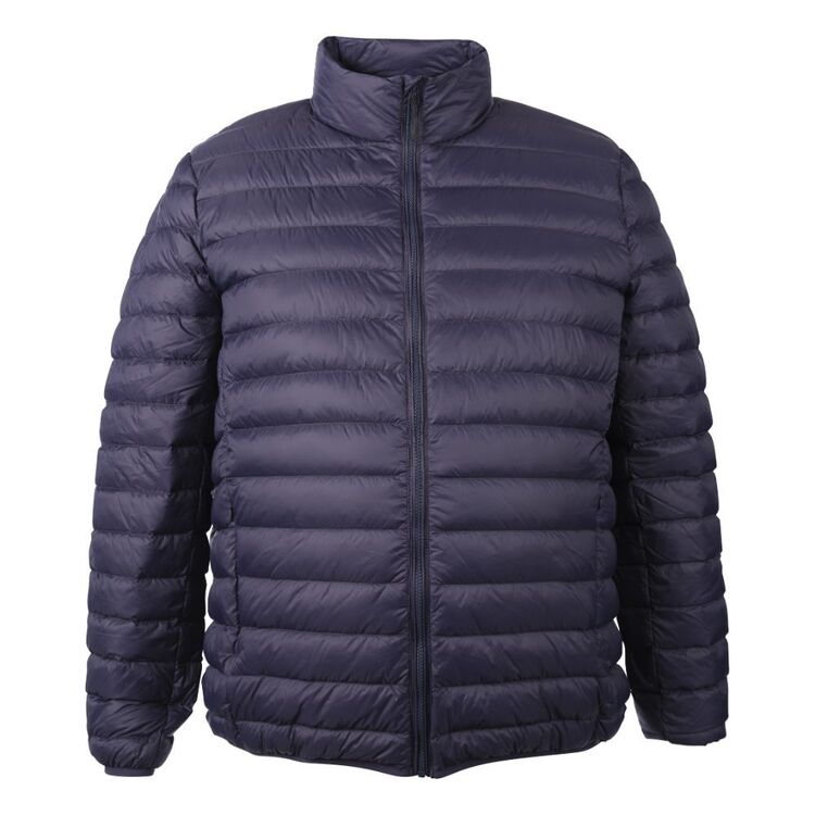 Cape Men's Plus Size Eco Lite Duck Down Jacket Dark Navy