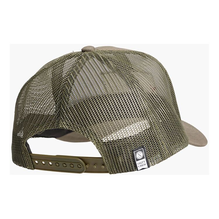 Salty Crew Retro Trucket Hat Olive