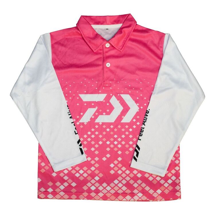 Daiwa Kids Sublimated Shirt Pink Prism