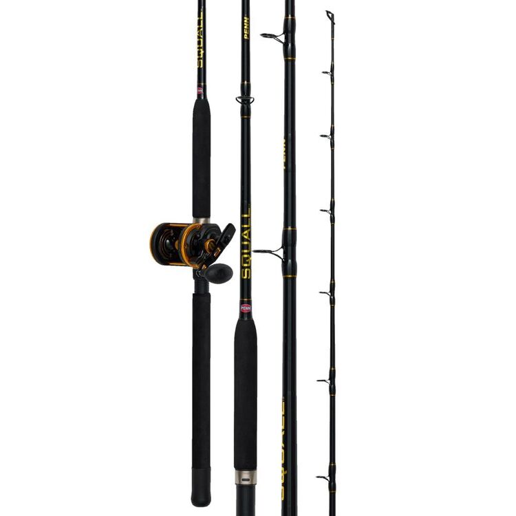 PENN Battle Spinning Reel And Fishing Rod Combo Kit With Spare Spool And Reel Cover, Black, 6000 - 9 - Medium Heavy - 2pc