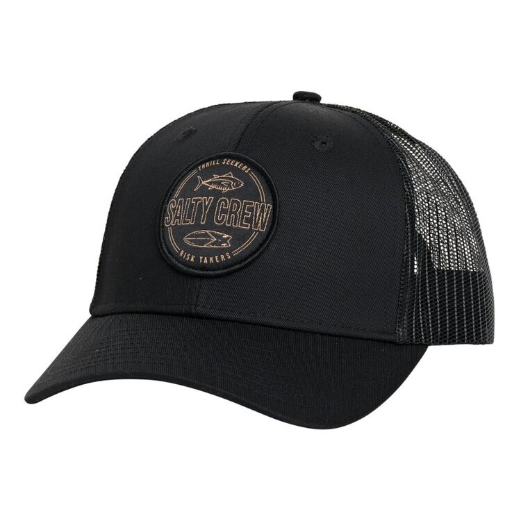 Salty Crew Retro Trucker Cap Outline & Black