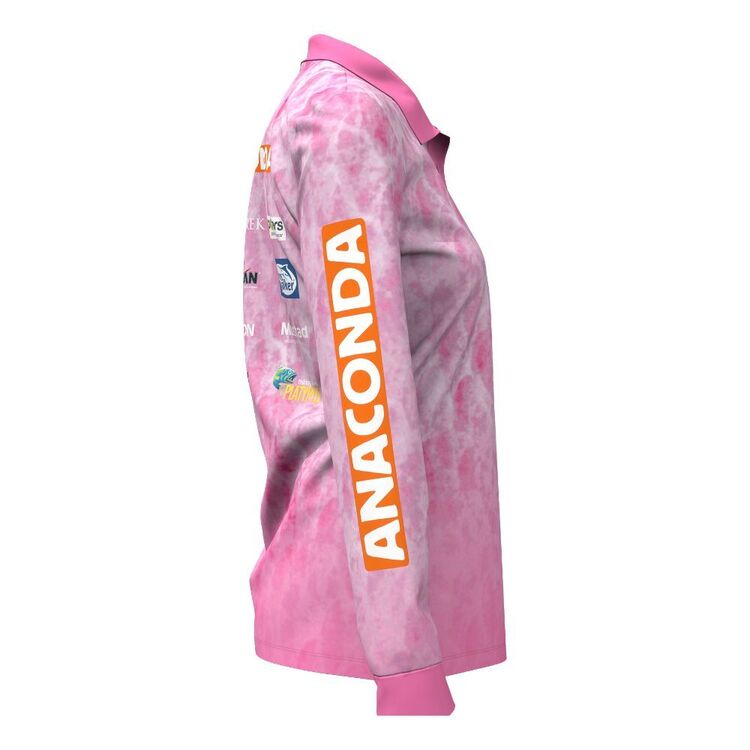 Anaconda Women's Sub Polo Fishing Shirt Team Anaconda Pink