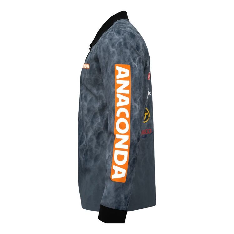 Anaconda Hooded Fishing Shirt Team Anaconda V3 Charcoal