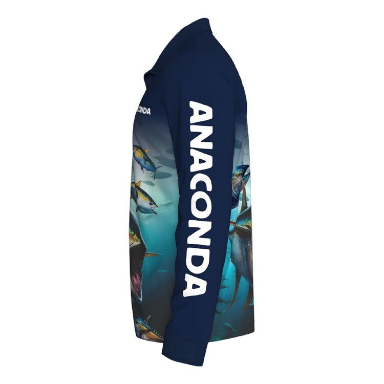 Anaconda Species Polo Fishing Shirt Tuna