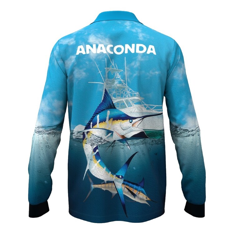 Anaconda Species Polo Fishing Shirt Marlin