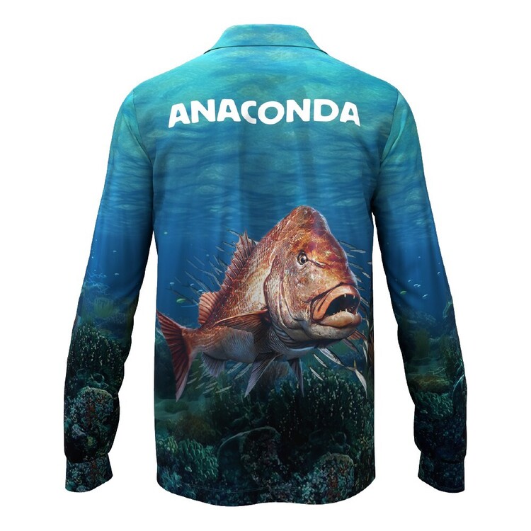 Anaconda Species Polo Fishing Shirt Snapper