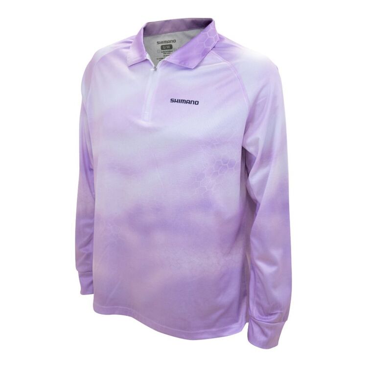 Shimano Women's Sub Polo Fishing Shirt Lilac