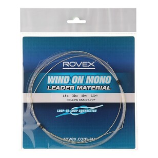 Rovex Wind On Monofilament Leader Line 10m Clear