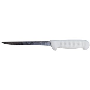 Victory 15cm Narrow Fillet Knife With Sheath White Handle 18 cm