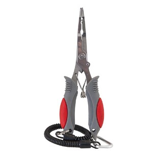 Jarvis Walker Pro Series 6'' Bent Nose Pliers With Braid Cutters Black 6 in