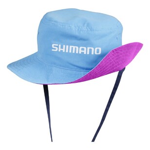 Shimano Kids' Bucket Hat Pink & Cyan