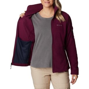 Columbia Women's Fast Trek II Full Zip Fleece Jacket Marionberry