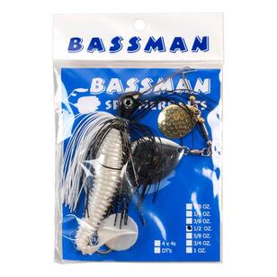 Bassman Codman Pre-Rigged 1/2oz Spinnerbait Black / White