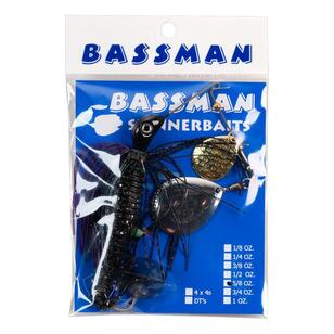 Bassman Codman Pre-Rigged 5/8oz Spinnerbait Black / Purple