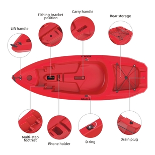 Seaflo Kids Skipper Kayak Red