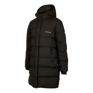 Cederberg Youth Girls' Longline Hooded Puffer Jacket Black