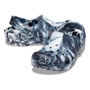 Crocs Classic Marbled Clog Black & White