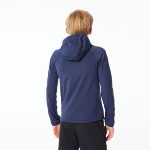 Cederberg Youth Tech Hooded Long Sleeve Top Navy