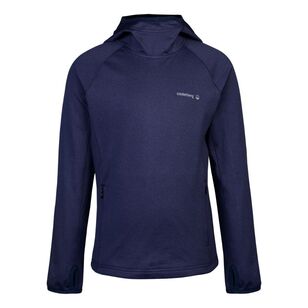 Cederberg Youth Tech Hooded Long Sleeve Top Navy