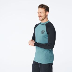 Body Glove Men's Surf Rash Vest Long Sleeve Tee Green