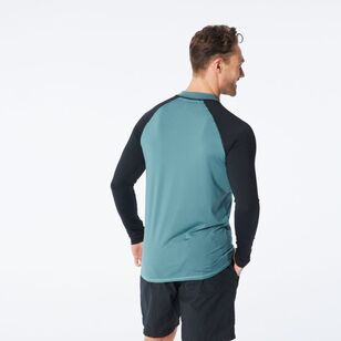 Body Glove Men's Surf Rash Vest Long Sleeve Tee Green