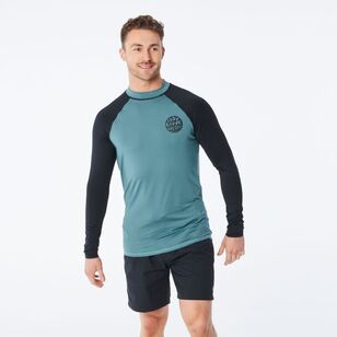 Body Glove Men's Surf Rash Vest Long Sleeve Tee Green