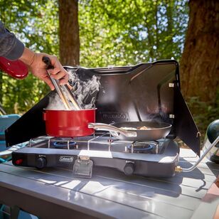 Coleman Triton 2 Burner Stove Black